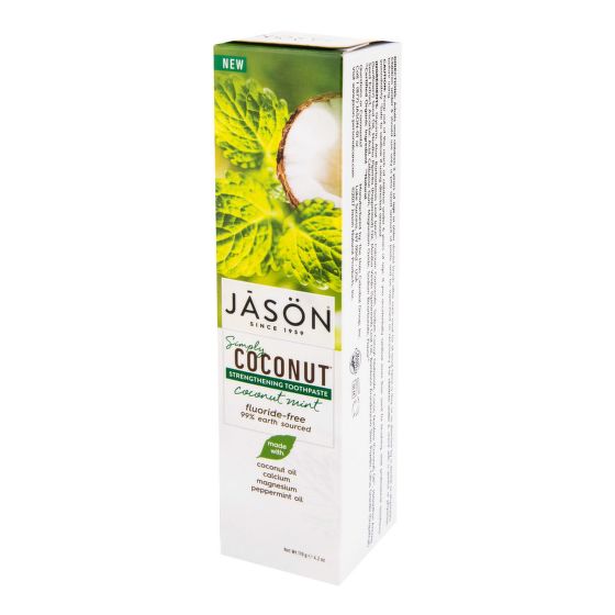 Zubná pasta simply coconut posiľňujúca 119 ml   JASON