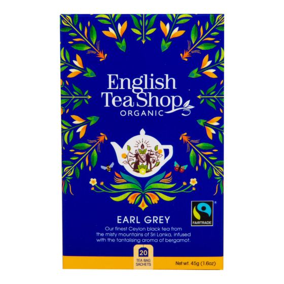 Čaj Earl Grey Fair Trade 20 vrecúšok BIO   ENGLISH TEA SHOP