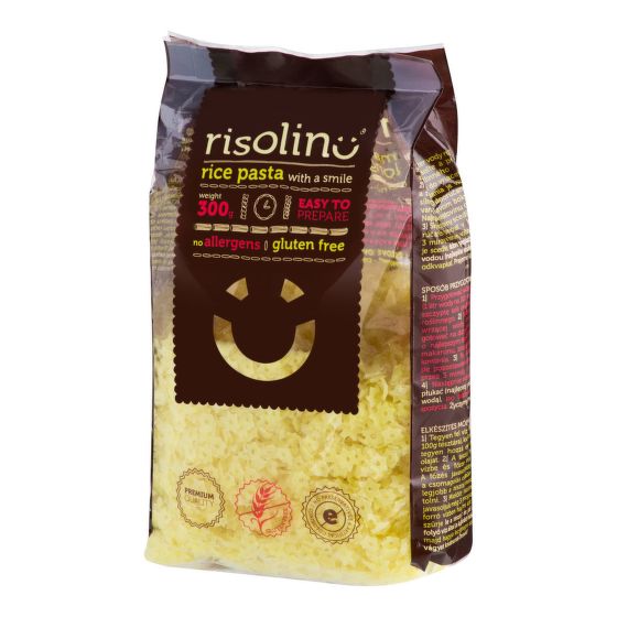 Cestoviny polievkové hviezdičky ryžové bezlepkové 300 g   RISOLINO