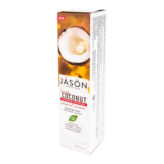 Zubná pasta simply coconut bieliaca 119 g   JASON