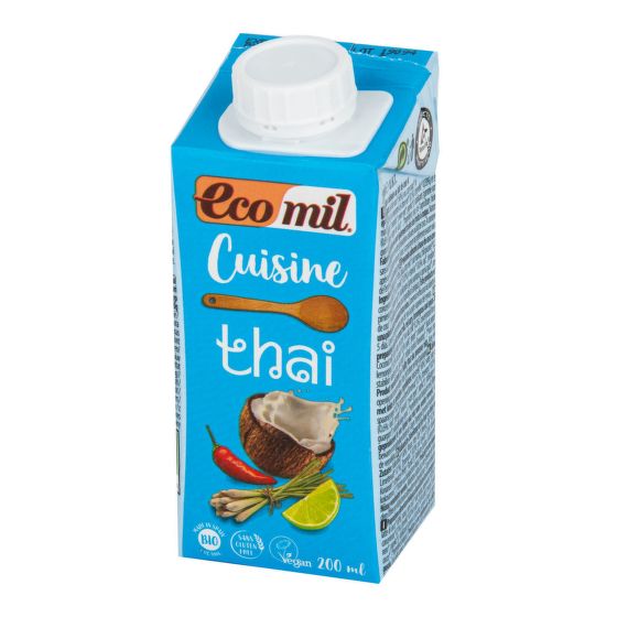 Krém kokosový na varenie Thai 14 % tuku 200 ml BIO   ECOMIL 