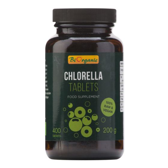 Chlorella 400 tablet 200 g BIO   BIORGANIC
