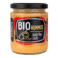 Hummus- nátierka cícerová s paprikou a chilli 230 g BIO   RUDOLFS