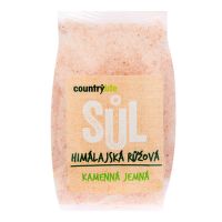 Soľ himalájska ružová jemná 500 g   COUNTRY LIFE
