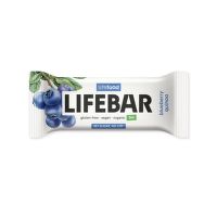 Tyčinka Lifebar čučoriedková s quinoou RAW 40 g BIO   LIFEFOOD