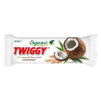 VÝPREDAJ!!!Tyčinka Twiggy müsli s kokosom 20 g BIO   EKOFRUKT