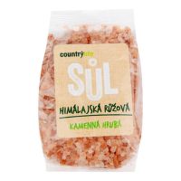 Soľ himalájska ružová hrubá 500 g  COUNTRY LIFE