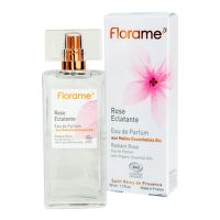Parfumová voda prírodná ROSE ECLATANTE — žiariace ruža 50 ml BIO   FLORAME